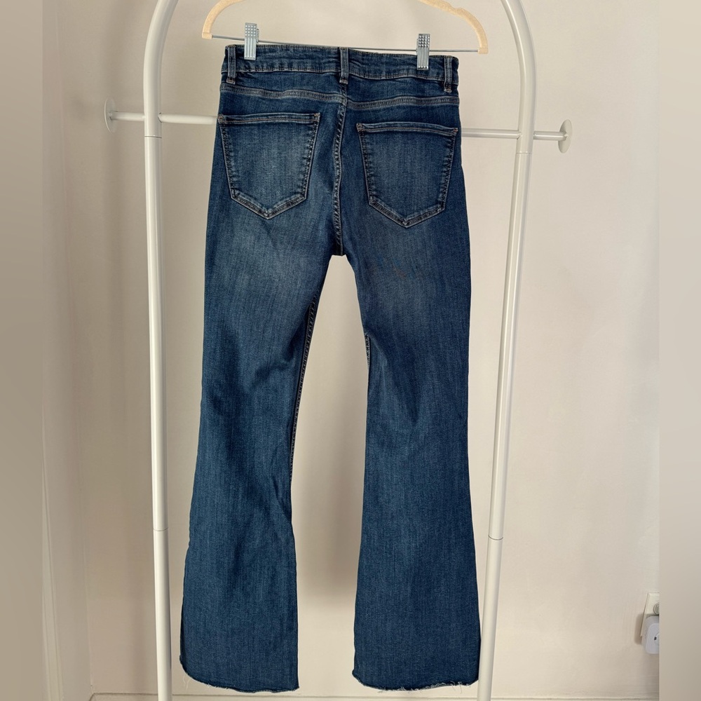 Women’s Mango Blue Flared Jeans - Picture 2 of 9